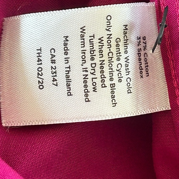 Talbots button down blouse office career professional - Picture 5 of 10